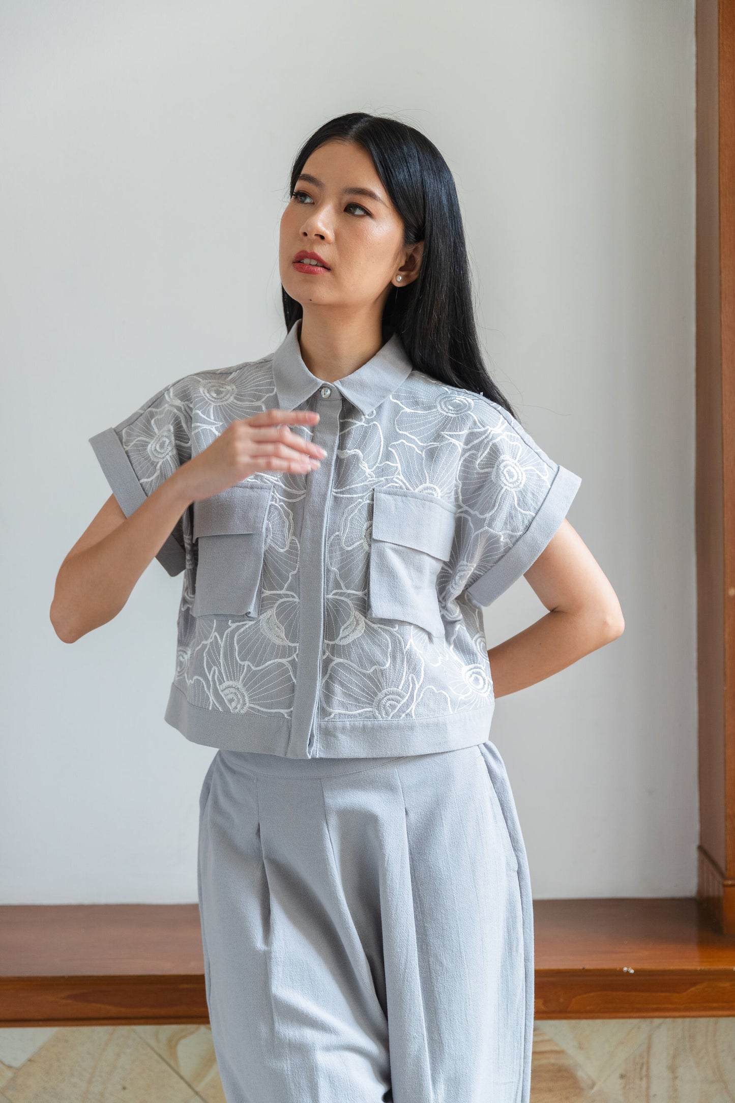 Sarra Pants in Grey