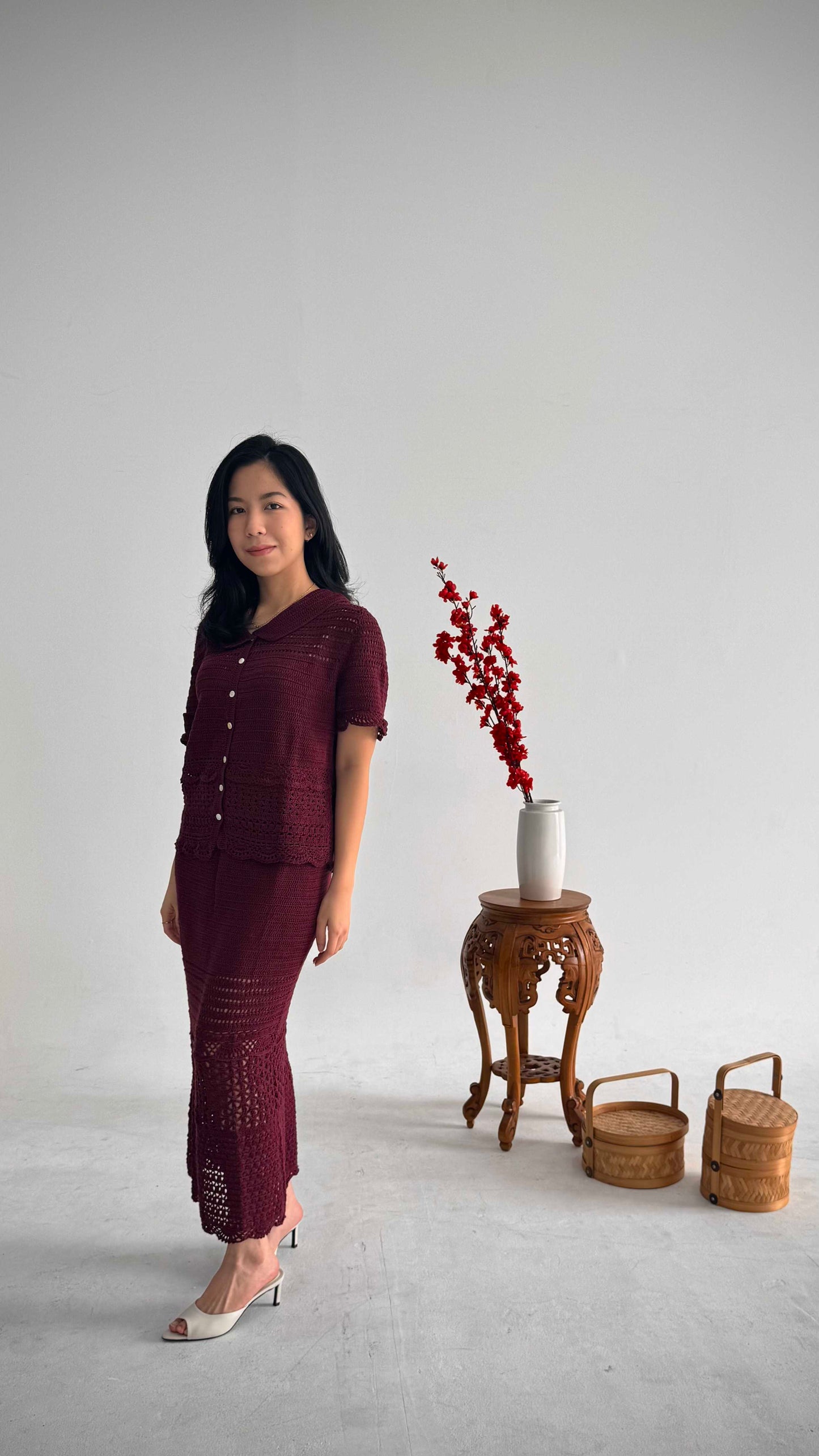 SAGE x Fiona - NAMI Crochet Skirt