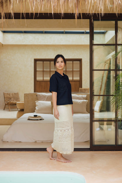 SAGE x Fiona - NAMI Crochet Skirt