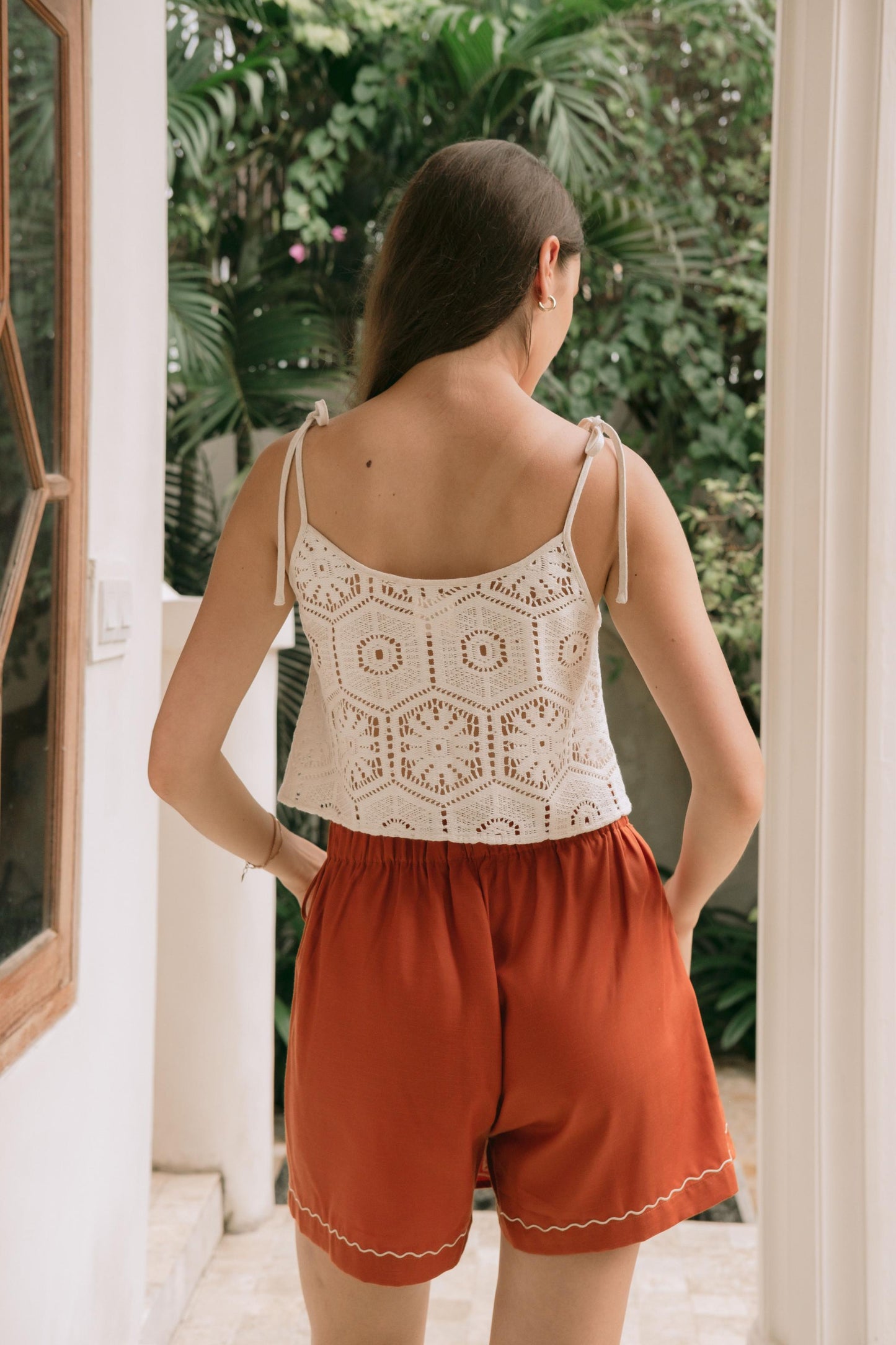 Cecil Crochet Top